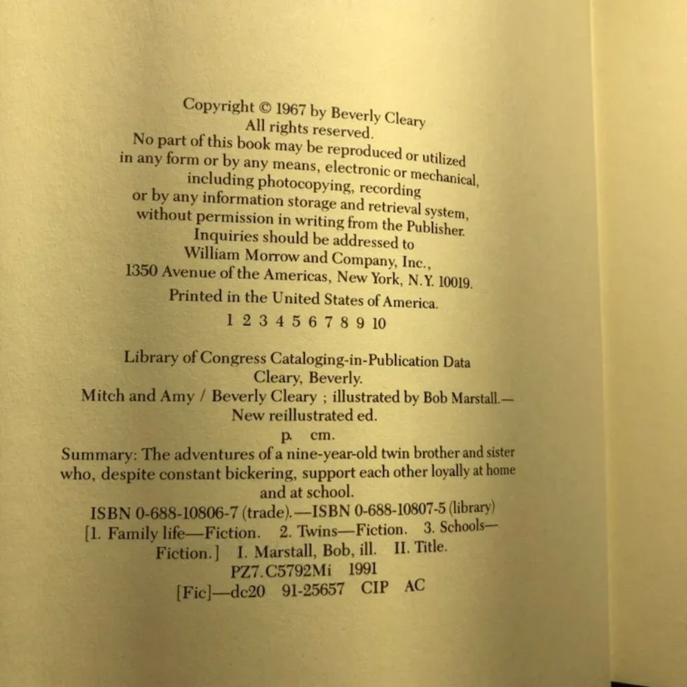 Mitch and Amy - Beverly Cleary (Hardback) - Picture 3 of 3